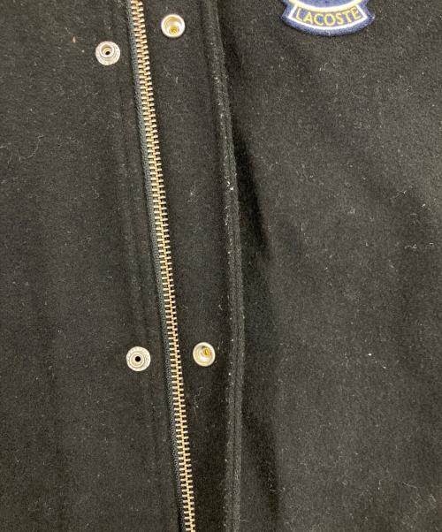 SUPREME（シュプリーム）SUPREME (シュプリーム) LACOSTE (ラコステ) Wool Varsity Jacket ブラック サイズ:XLの古着・服飾アイテム