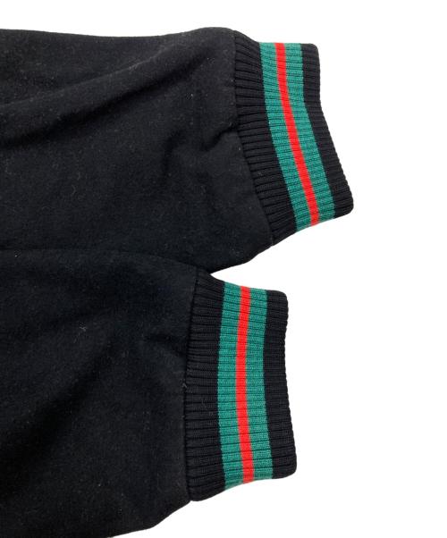 SUPREME（シュプリーム）SUPREME (シュプリーム) LACOSTE (ラコステ) Wool Varsity Jacket ブラック サイズ:XLの古着・服飾アイテム
