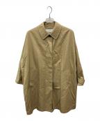 JOURNAL STANDARDジャーナルスタンダード）の古着「ハイカウントワイドステンカラーコート/24020400702010」｜ベージュ