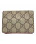 GUCCI (グッチ) チェリーコンパクトウォレット/476050 レッド×ベージュ：13000円