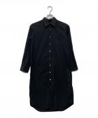 tricot COMME des GARCONSトリココムデギャルソン）の古着「シャツワンピース/TI-B204」｜ブラック