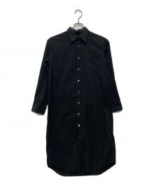 tricot COMME des GARCONS（トリココムデギャルソン）の古着「シャツワンピース/TI-B204」｜ブラック