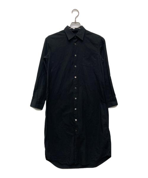 tricot COMME des GARCONS（トリココムデギャルソン）tricot COMME des GARCONS (トリココムデギャルソン) シャツワンピース/TI-B204 ブラック サイズ:Ｍの古着・服飾アイテム