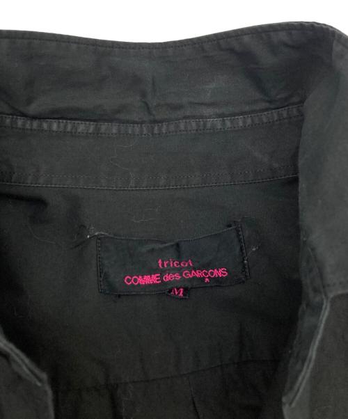 tricot COMME des GARCONS（トリココムデギャルソン）tricot COMME des GARCONS (トリココムデギャルソン) シャツワンピース/TI-B204 ブラック サイズ:Ｍの古着・服飾アイテム