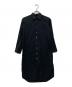 tricot COMME des GARCONS（トリココムデギャルソン）の古着「シャツワンピース/TI-B204」｜ブラック