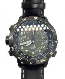 CITIZEN（シチズン）の古着「PROMASTER LAND エコ・ドライブ アルティクロン/BN4046-10X」｜ブラック