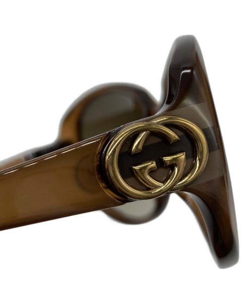 GUCCI（グッチ）GUCCI (グッチ) サングラス/GG3174 ブラウン サイズ:59□14 120の古着・服飾アイテム