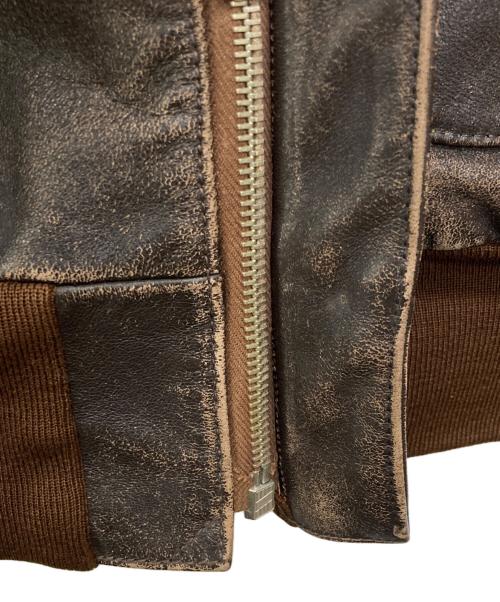 THE REAL McCOY'S（ザ・リアルマッコイズ）THE REAL McCOY'S (ザ・リアルマッコイズ) A2フライトジャケット/42-0622H ブラウン サイズ:40の古着・服飾アイテム