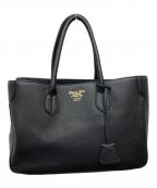 A.D.M.J.エーディーエムジェイ）の古着「レザートートバッグ」｜ブラック