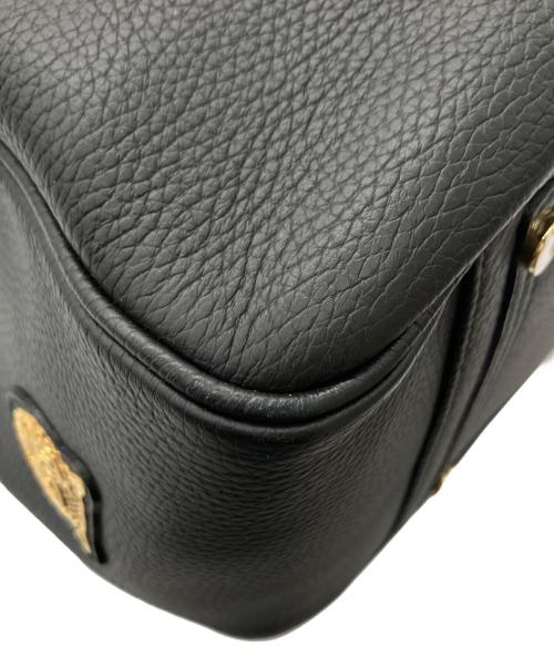 A.D.M.J.（エーディーエムジェイ）A.D.M.J. (エーディーエムジェイ) レザートートバッグ ブラックの古着・服飾アイテム