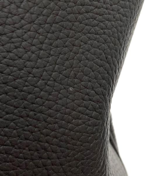 A.D.M.J.（エーディーエムジェイ）A.D.M.J. (エーディーエムジェイ) レザートートバッグ ブラックの古着・服飾アイテム