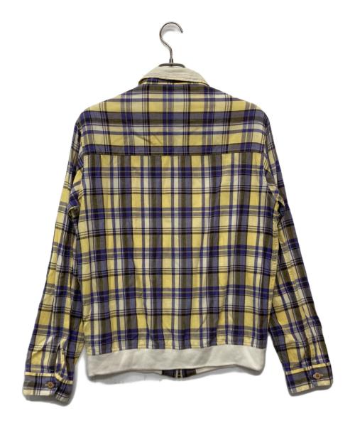 stussy（ステューシー）stussy (ステューシー) チェック トラズラジャケット イエロー サイズ:Ｍの古着・服飾アイテム