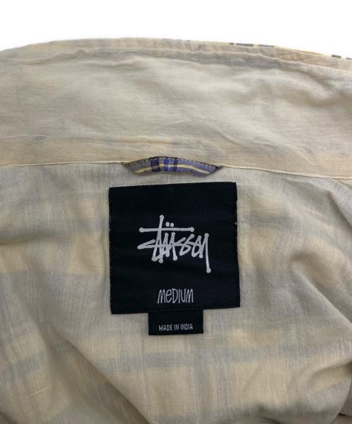 stussy（ステューシー）stussy (ステューシー) チェック トラズラジャケット イエロー サイズ:Ｍの古着・服飾アイテム