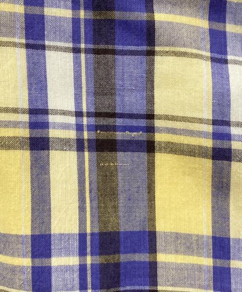 stussy（ステューシー）stussy (ステューシー) チェック トラズラジャケット イエロー サイズ:Ｍの古着・服飾アイテム