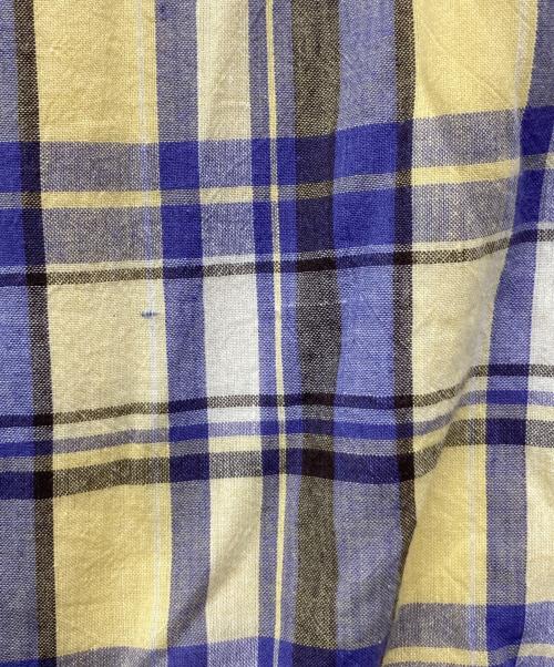 stussy（ステューシー）stussy (ステューシー) チェック トラズラジャケット イエロー サイズ:Ｍの古着・服飾アイテム