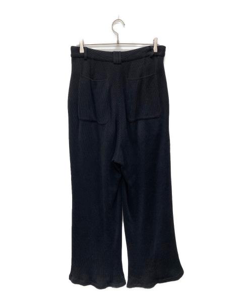 YOKE（ヨーク）YOKE (ヨーク) RIB KNITTED TROUSERS/YK24SS0700S ブラック サイズ:3の古着・服飾アイテム