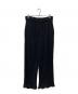 YOKE（ヨーク）の古着「RIB KNITTED TROUSERS/YK24SS0700S」｜ブラック