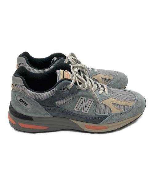 NEW BALANCE（ニューバランス）NEW BALANCE (ニューバランス) 991V2/U991SG2 ブルー×シルバー サイズ:USA8の古着・服飾アイテム