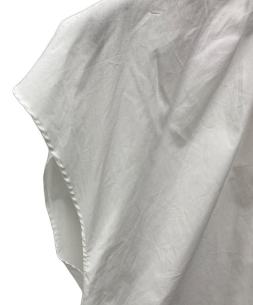 MACPHEE（マカフィー）MACPHEE (マカフィー) コットンブロード ハイネックシャツ/12-01-42-01402 ホワイト サイズ:36 未使用品の古着・服飾アイテム
