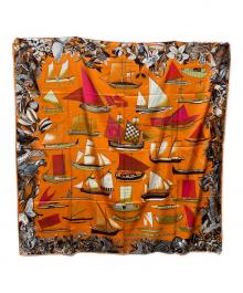 HERMES（エルメス）の古着「カレ130」｜オレンジ
