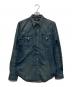 RRL（ダブルアールエル）の古着「コンチョボタンデニムウエスタンシャツ/782505188002」｜インディゴ