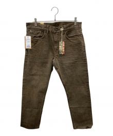 RRL（ダブルアールエル）の古着「Slim Fit 5-Pocket Denim Distressed Brown Wash/782820976001」｜ブラウン