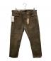 RRL（ダブルアールエル）の古着「Slim Fit 5-Pocket Denim Distressed Brown Wash/782820976001」｜ブラウン