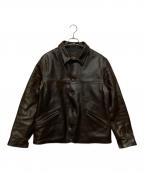 ATLAST & COアットラスト）の古着「801 Horsehide Car Coat」｜ブラウン