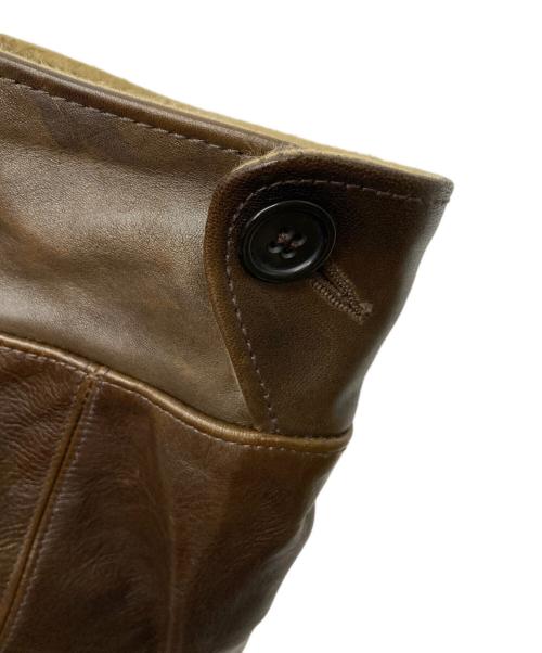 ATLAST & CO（アットラスト）ATLAST & CO (アットラスト) 801 Horsehide Car Coat ブラウン サイズ:42の古着・服飾アイテム