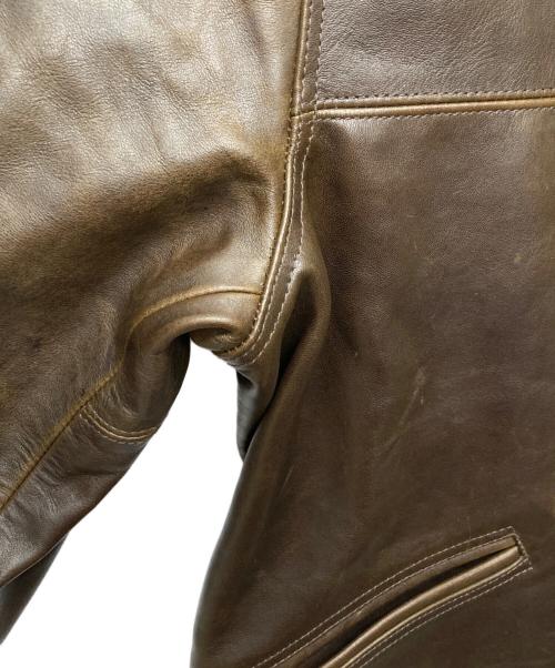 ATLAST & CO（アットラスト）ATLAST & CO (アットラスト) 801 Horsehide Car Coat ブラウン サイズ:42の古着・服飾アイテム