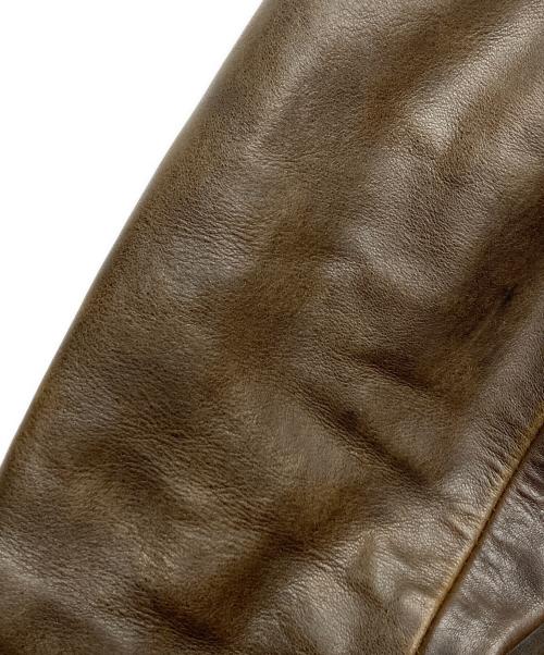 ATLAST & CO（アットラスト）ATLAST & CO (アットラスト) 801 Horsehide Car Coat ブラウン サイズ:42の古着・服飾アイテム