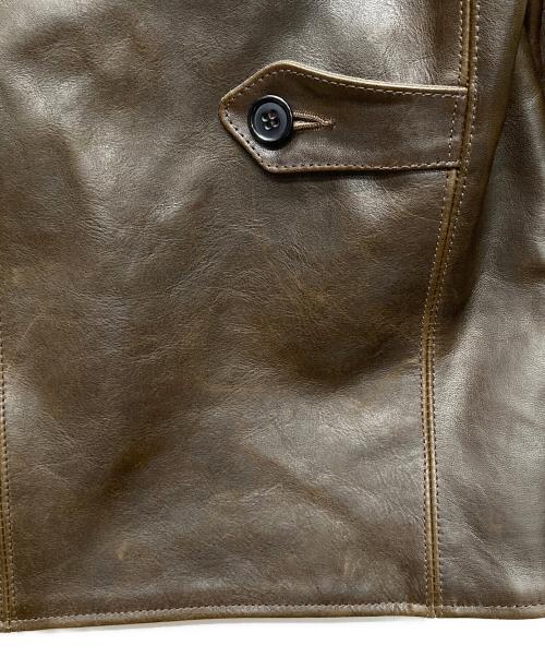 ATLAST & CO（アットラスト）ATLAST & CO (アットラスト) 801 Horsehide Car Coat ブラウン サイズ:42の古着・服飾アイテム