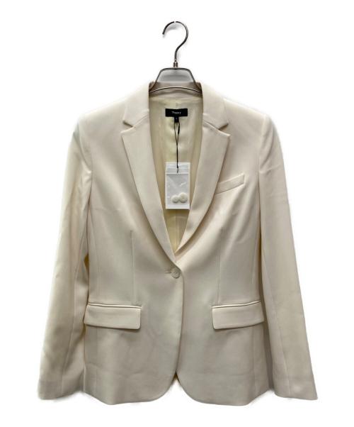 theory（セオリー）theory (セオリー) アドミラルクレープステープルブレザー/01-3304101 アイボリー 未使用品の古着・服飾アイテム