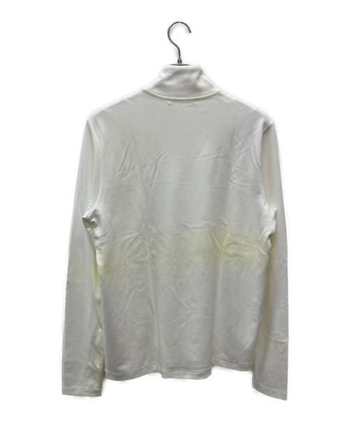 Acne studios（アクネ ストゥディオズ）ACNE STUDIOS (アクネ ストゥディオズ) ELLINGTON T LOGO/ハーフジップカットソー/1152-343-0213 アイボリー サイズ:Ｍの古着・服飾アイテム