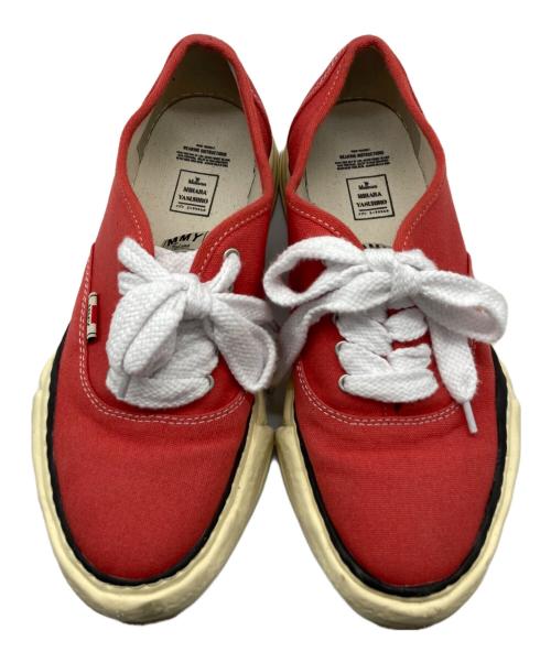 Maison MIHARA YASUHIRO（メゾン ミハラ ヤスヒロ）Maison MIHARA YASUHIRO (メゾン ミハラ ヤスヒロ) BAKER Canvas Low-top Sneaker/A09FW735 オレンジ サイズ:45の古着・服飾アイテム