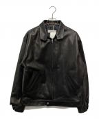 Time is onタイムイズオン）の古着「ZIAS LEATHER JACKET/T200-L770」｜ブラック