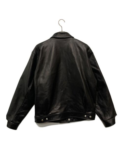 Time is on（タイムイズオン）Time is on (タイムイズオン) ZIAS LEATHER JACKET/T200-L770 ブラック サイズ:3の古着・服飾アイテム