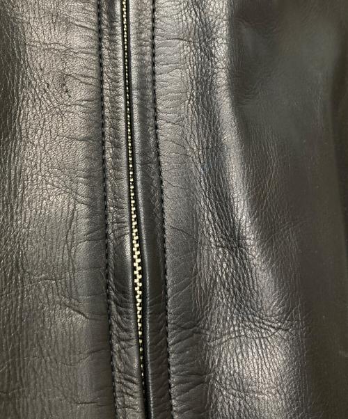 Time is on（タイムイズオン）Time is on (タイムイズオン) ZIAS LEATHER JACKET/T200-L770 ブラック サイズ:3の古着・服飾アイテム