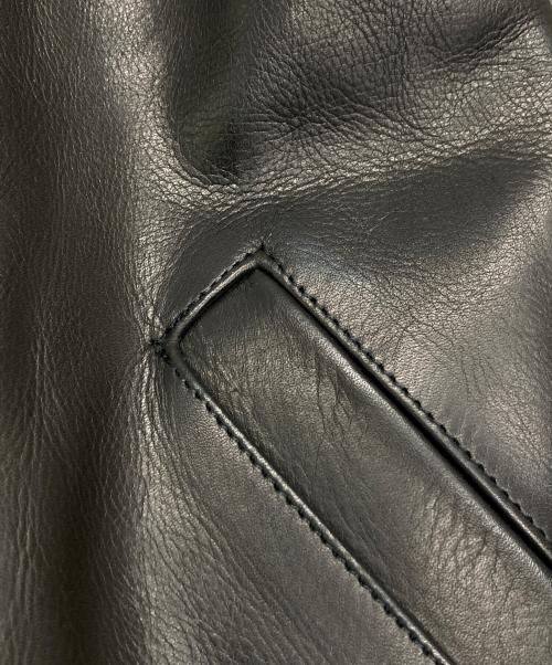 Time is on（タイムイズオン）Time is on (タイムイズオン) ZIAS LEATHER JACKET/T200-L770 ブラック サイズ:3の古着・服飾アイテム
