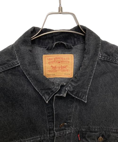 LEVI'S（リーバイス）LEVI'S (リーバイス) ヴィンテージブラックデニムジャケット/70507-4159 ブラック サイズ:ＸＬの古着・服飾アイテム