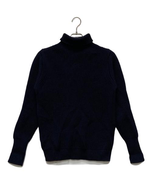 ANDERSEN-ANDERSEN（アンデルセン アンデルセン）ANDERSEN-ANDERSEN (アンデルセン アンデルセン) ハイネックニット ネイビー サイズ:ＸＳの古着・服飾アイテム