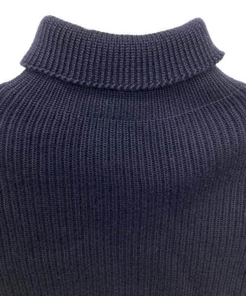 ANDERSEN-ANDERSEN（アンデルセン アンデルセン）ANDERSEN-ANDERSEN (アンデルセン アンデルセン) ハイネックニット ネイビー サイズ:ＸＳの古着・服飾アイテム