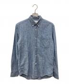 OUR LEGACYアワーレガシー）の古着「BLUE CHAMBRAY ヘンプコットンシャツ」｜インディゴ