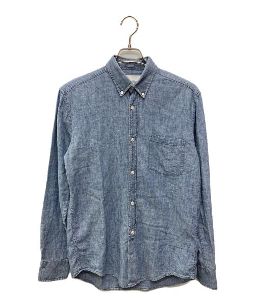 OUR LEGACY（アワーレガシー）OUR LEGACY (アワーレガシー) BLUE CHAMBRAY ヘンプコットンシャツ インディゴ サイズ:48の古着・服飾アイテム