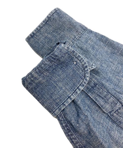 OUR LEGACY（アワーレガシー）OUR LEGACY (アワーレガシー) BLUE CHAMBRAY ヘンプコットンシャツ インディゴ サイズ:48の古着・服飾アイテム