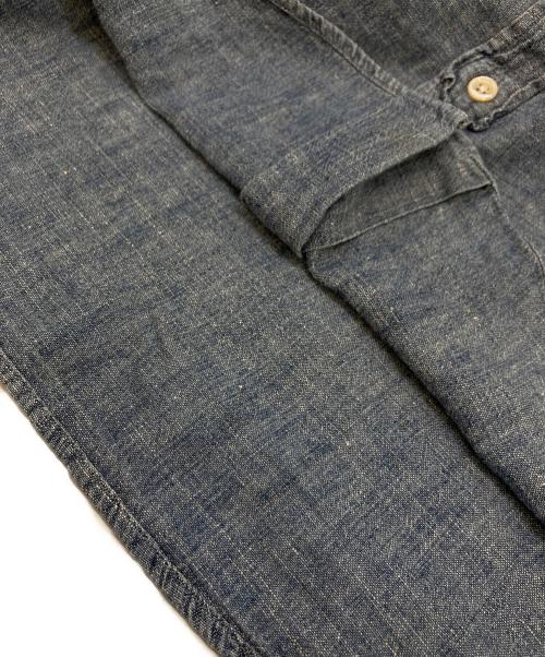 OUR LEGACY（アワーレガシー）OUR LEGACY (アワーレガシー) BLUE CHAMBRAY ヘンプコットンシャツ インディゴ サイズ:48の古着・服飾アイテム