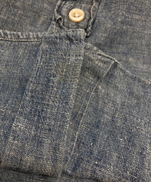 OUR LEGACY（アワーレガシー）OUR LEGACY (アワーレガシー) BLUE CHAMBRAY ヘンプコットンシャツ インディゴ サイズ:48の古着・服飾アイテム
