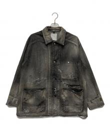 ANCELLM（アンセルム）の古着「DENIM COVERALL/ANC-JK44-A」｜グレー