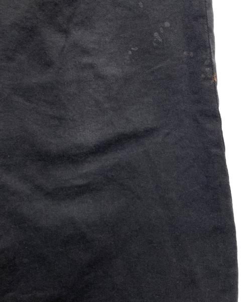 ANCELLM（アンセルム）ANCELLM (アンセルム) PAINT CHINO TROUSERS/ANC-PT54 ブラック サイズ:３の古着・服飾アイテム