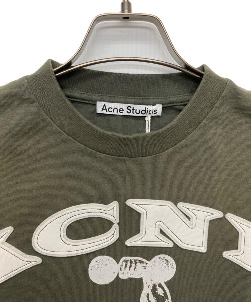 Acne studios（アクネ ストゥディオズ）Acne studios (アクネ ストゥディオズ) Layered Logo T-Shirt/FN-UX-TSHI000166 オリーブ サイズ:XS 未使用品の古着・服飾アイテム